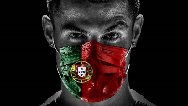 Ο Ρονάλντο φοράει μάσκα και στέλνει μήνυμα συμπαράστασης σε Πορτογαλία και Ιταλία